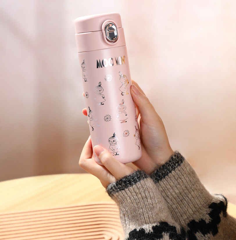Mumin Termosflaska 420 ml - Lilla My Rosa/Silver - 2