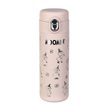 Moomin Thermos Bottle 420 ml - Purple My Pink/Silver