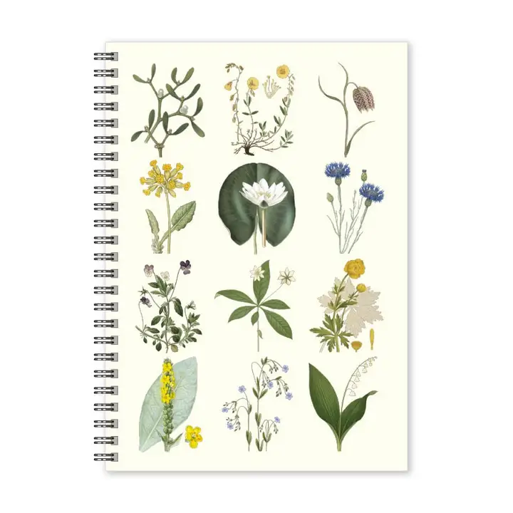 Anteckningsbok Landskapsblommor