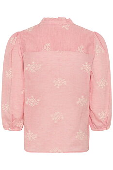 KOREY BLOUSE- HIGH RED - WHITE STRIPE