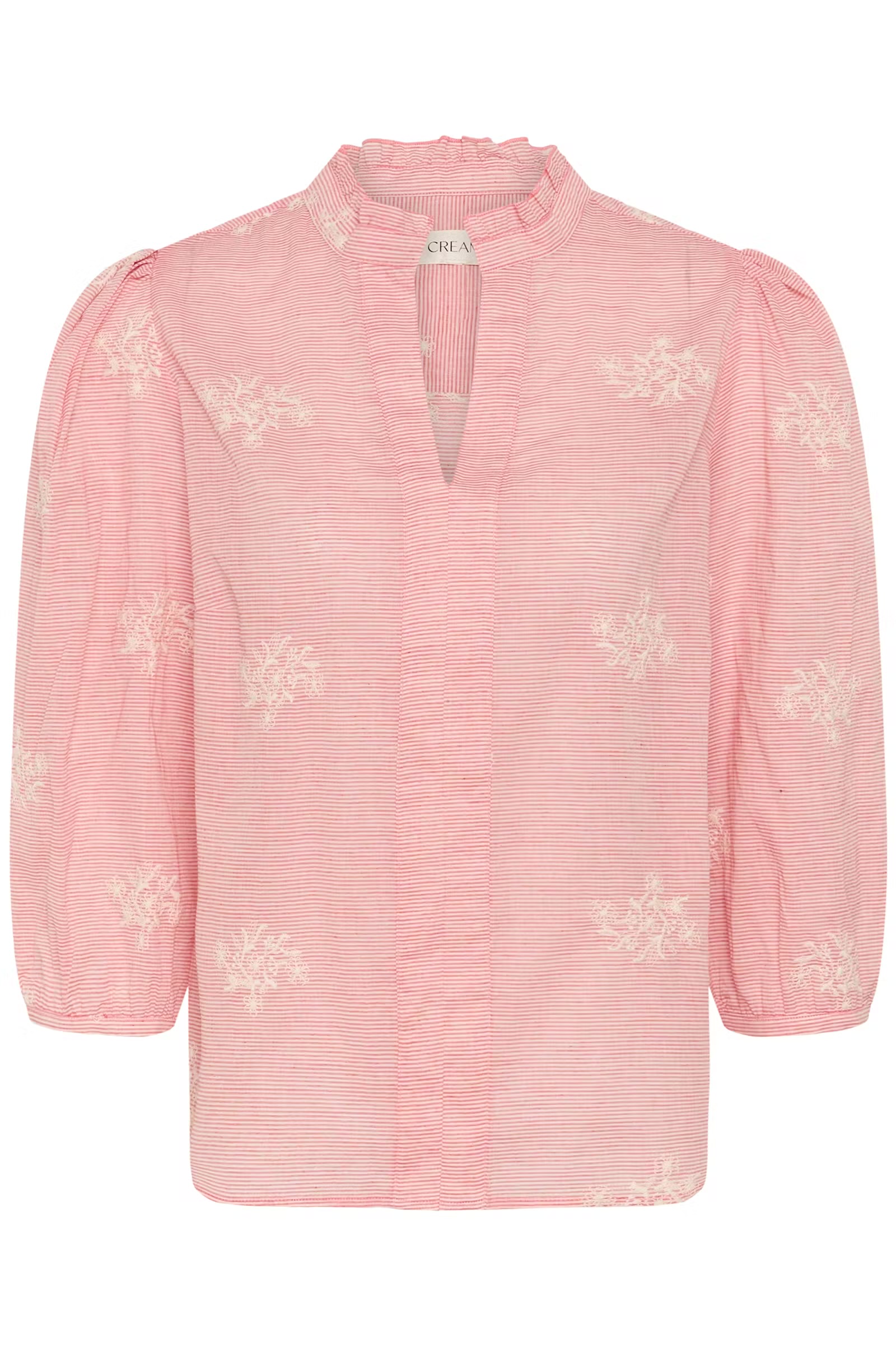 KOREY BLOUSE- HIGH RED - WHITE STRIPE
