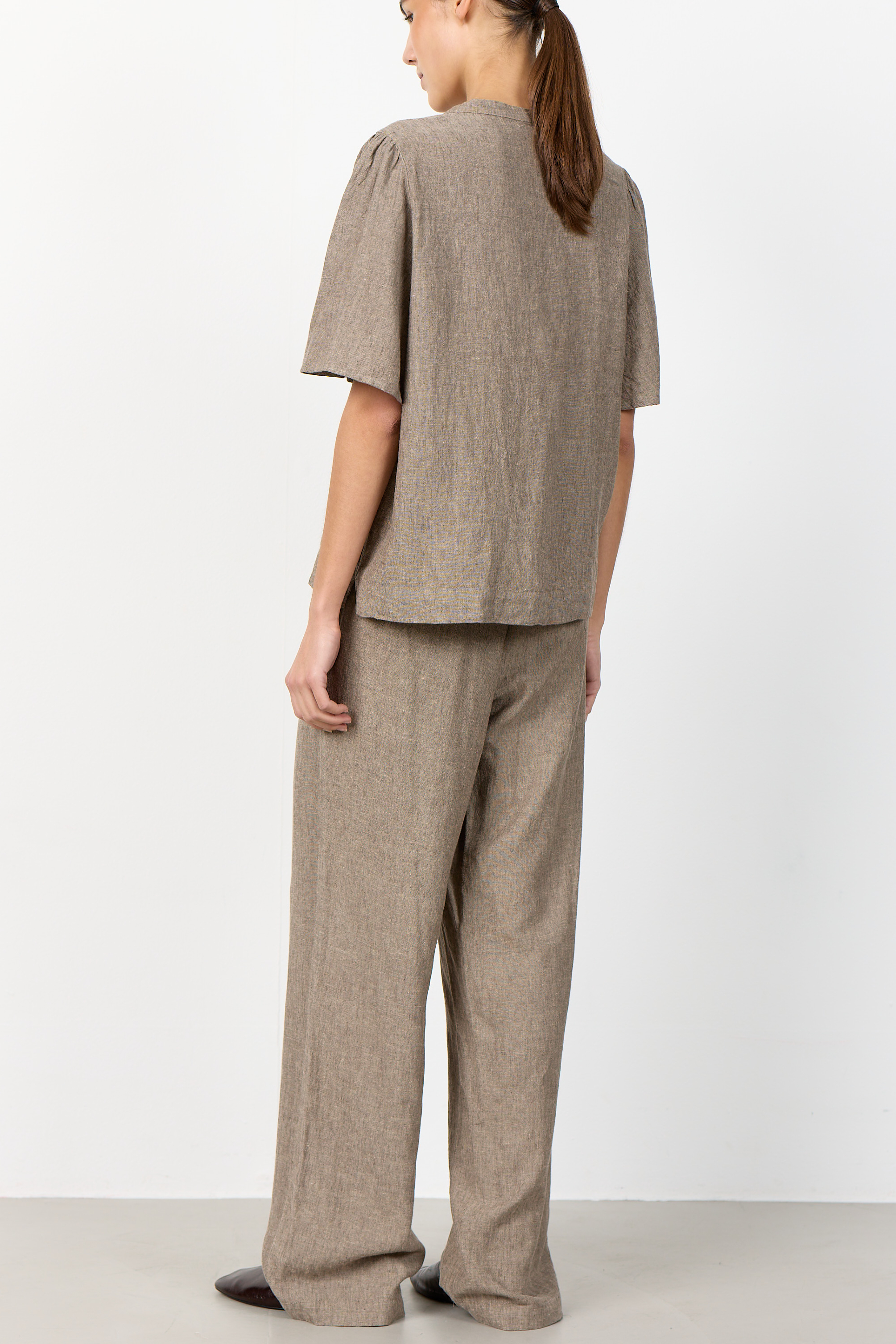 Leveté Room - Naja 7 Pants Falcon Melange - 4