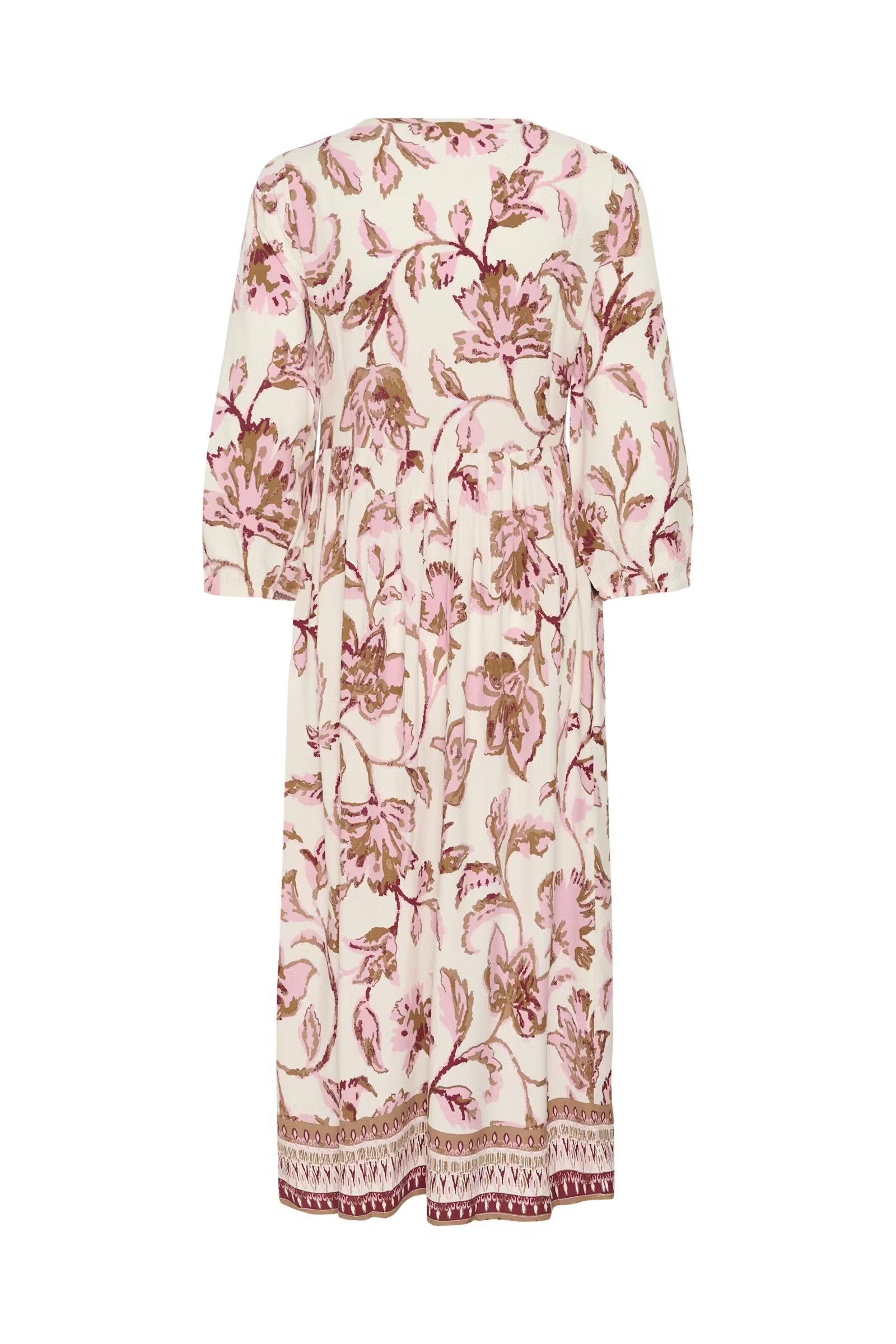 TIAH SMOCK DRESS - PINK FLOWER - 2