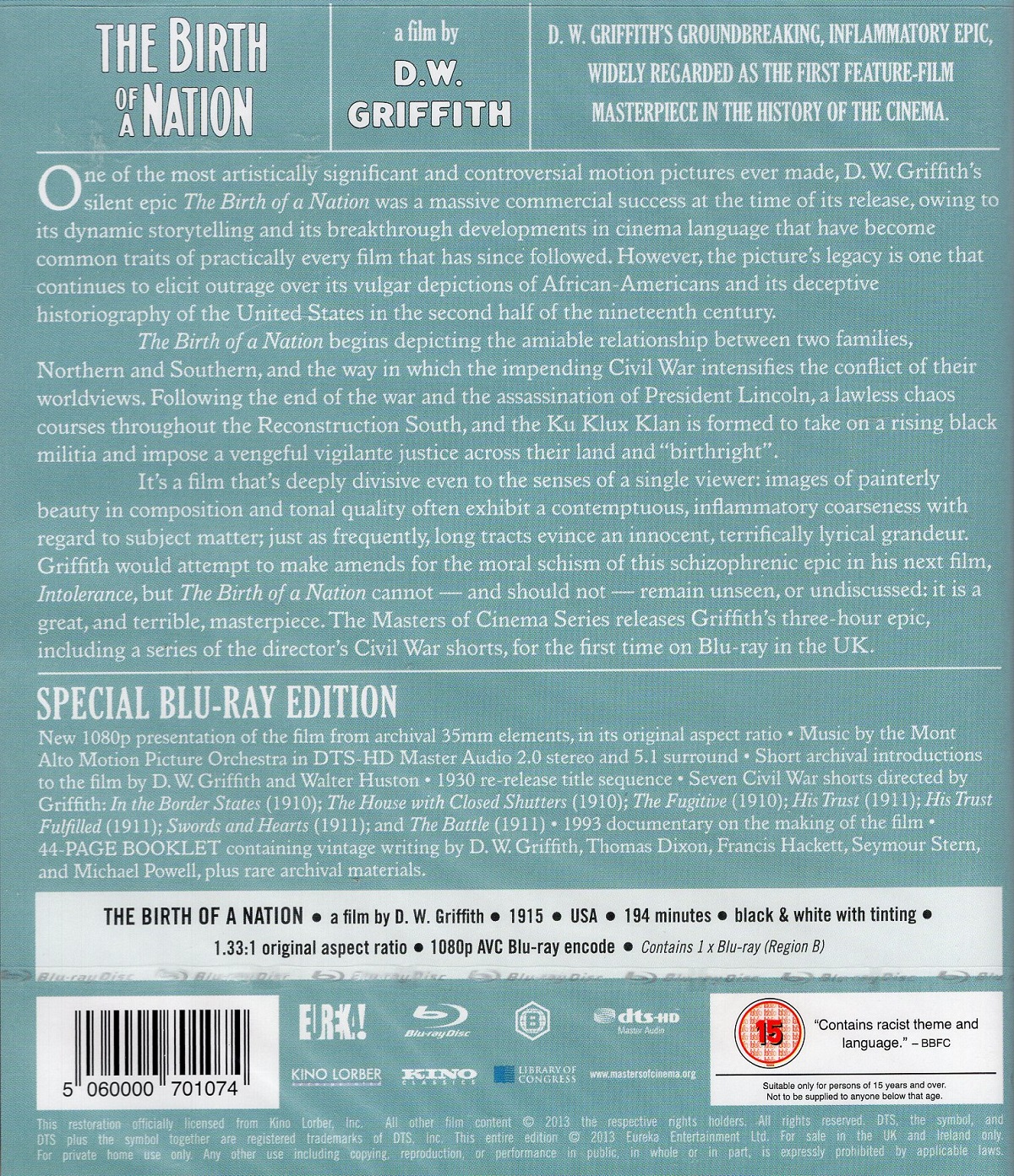 The Birth of A Nation (ej svensk text) (Blu-ray) - 2