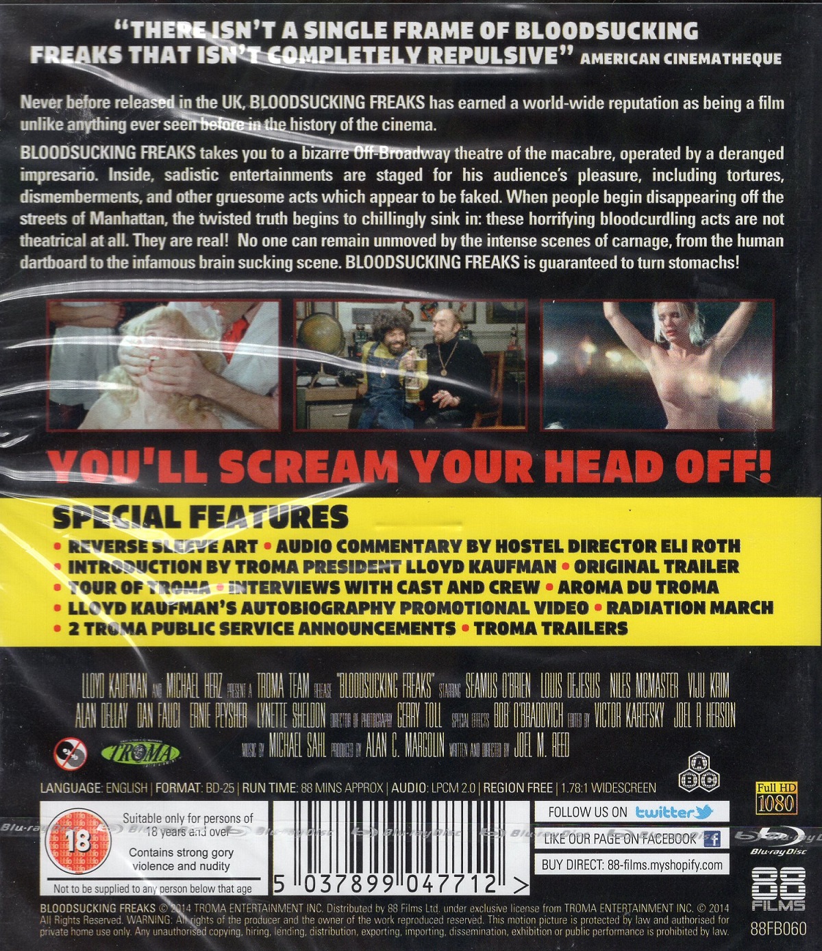 Bloodsucking Freaks (ej svensk text) (Blu-ray) - 2