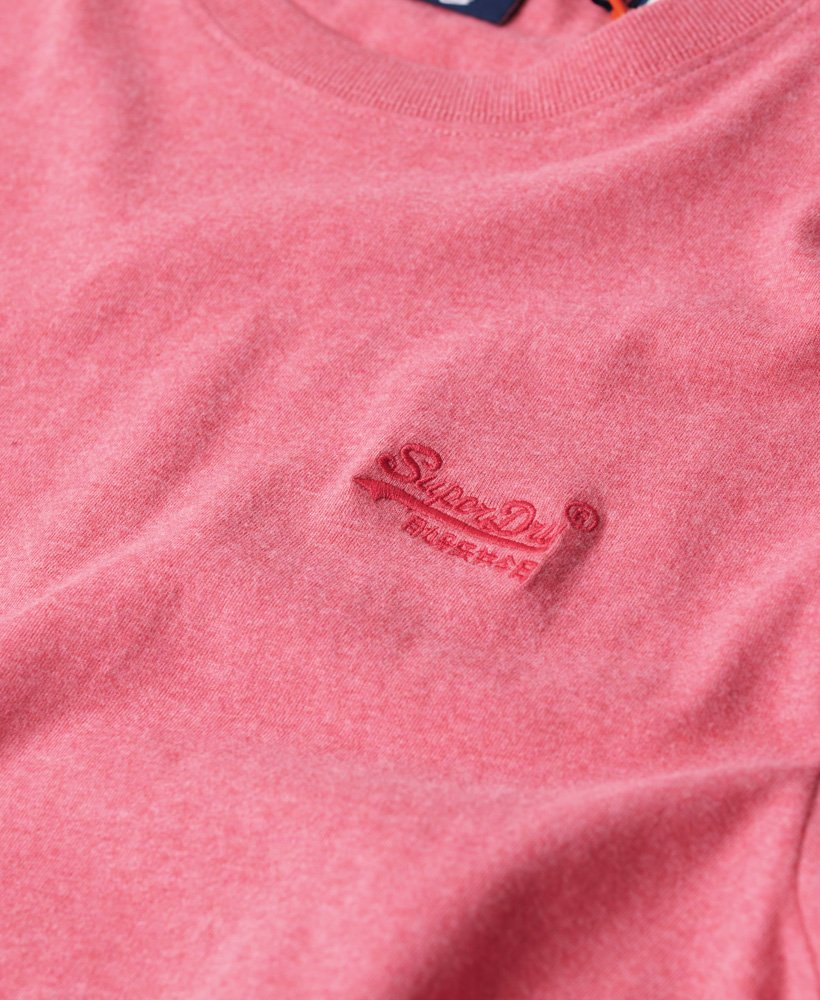 Superdry - Essential Logo Tee - Punch Pink Marl - 5
