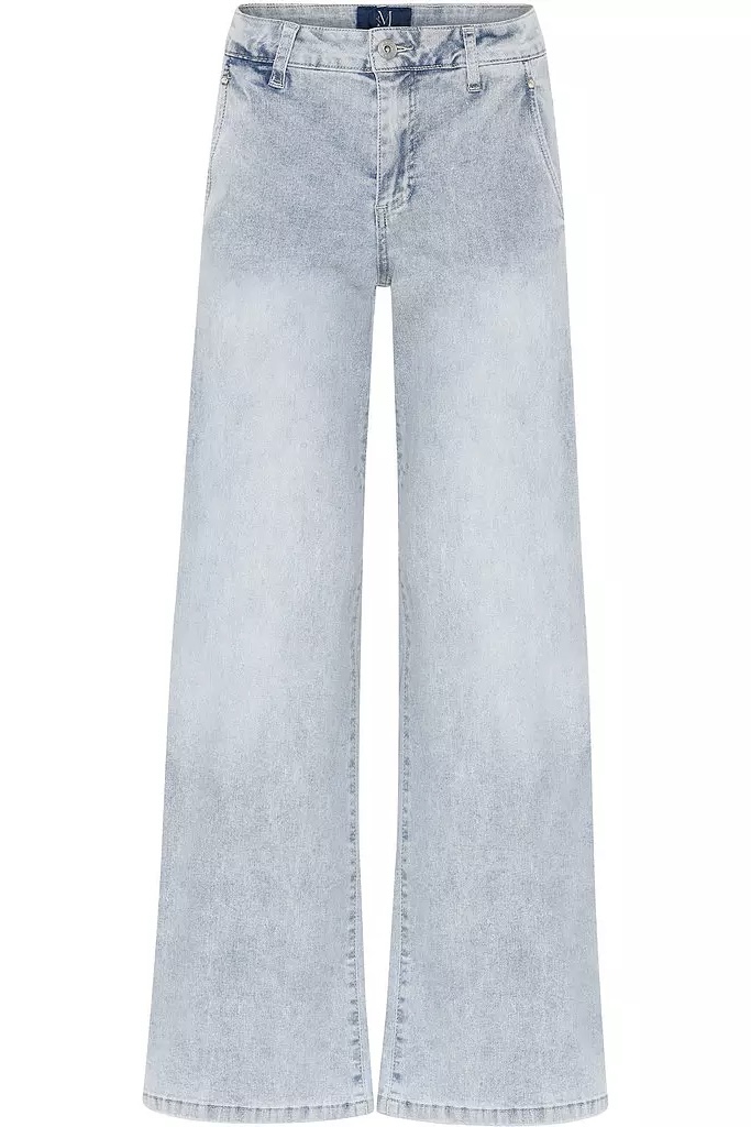 Mapp Jeans - Chino Flare Jeans Light Blue Used - 2