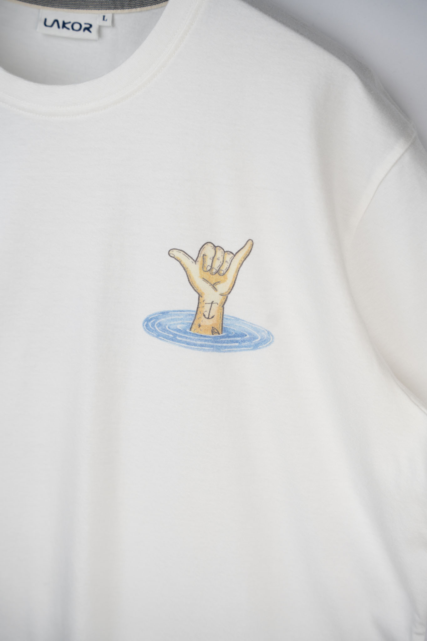 Lakor Back Attack T-shirt Star White - 4