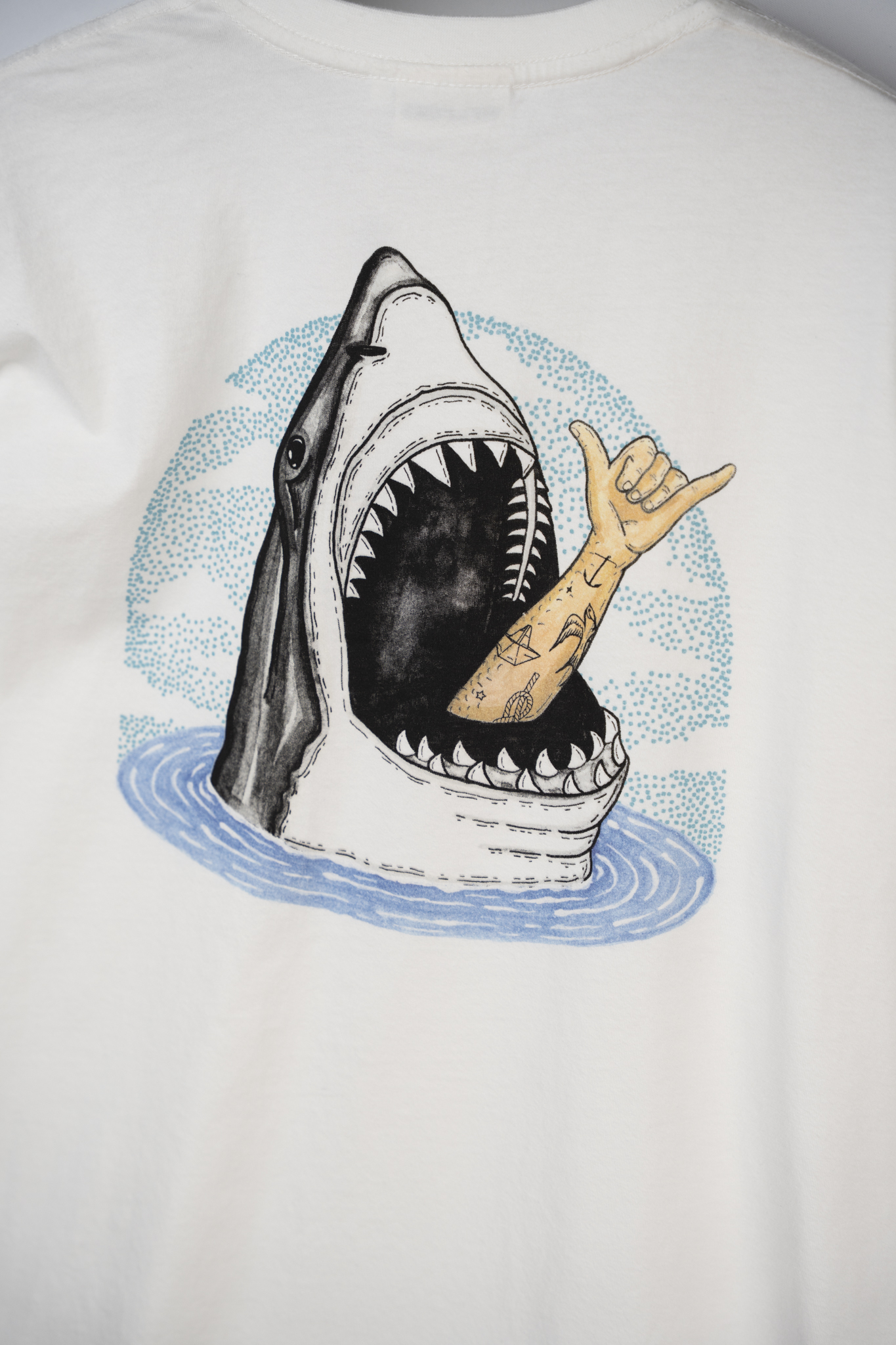 Lakor Back Attack T-shirt Star White - 3
