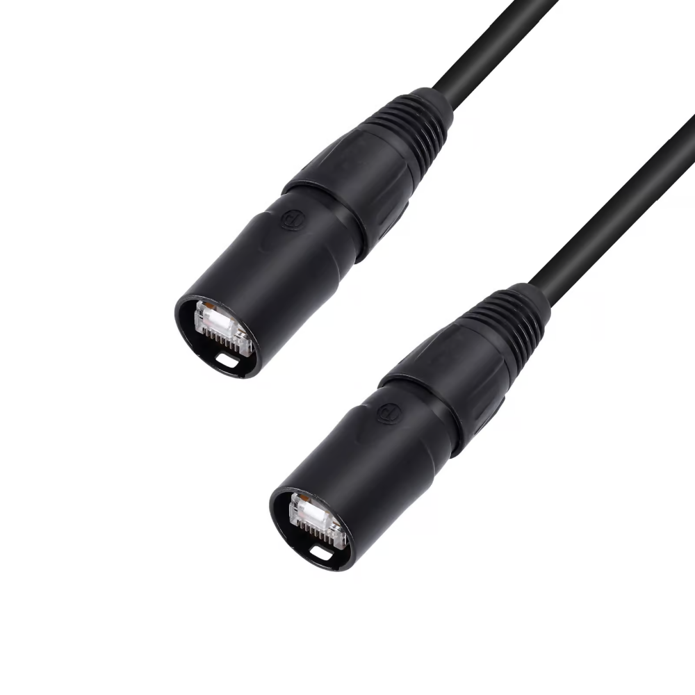 Adam Hall 5 STAR ECON CAT6 RR Cavo di rete 3 m Neutrik ether