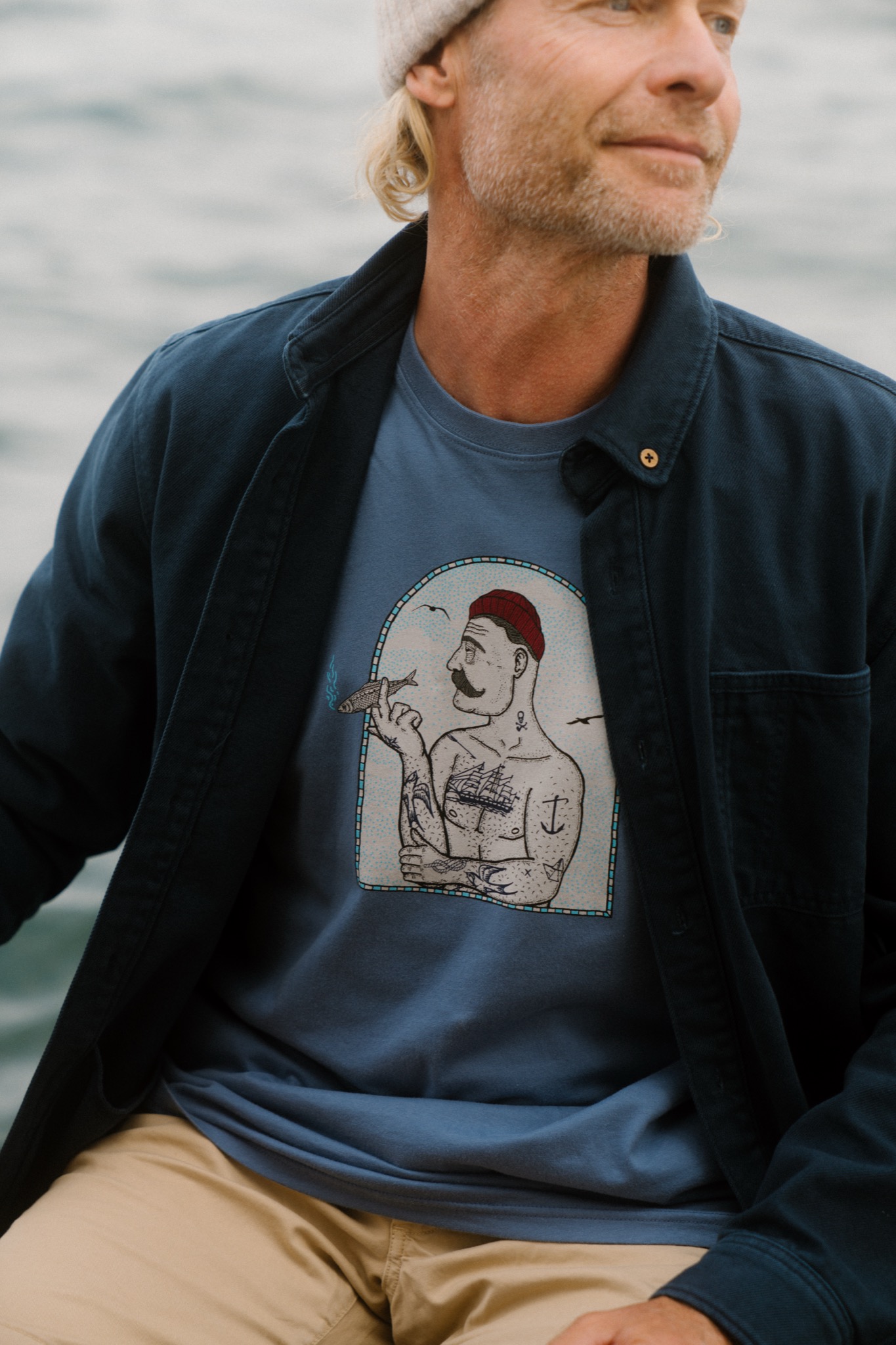 Lakor No Smoking T-shirt Bearing Sea - 4