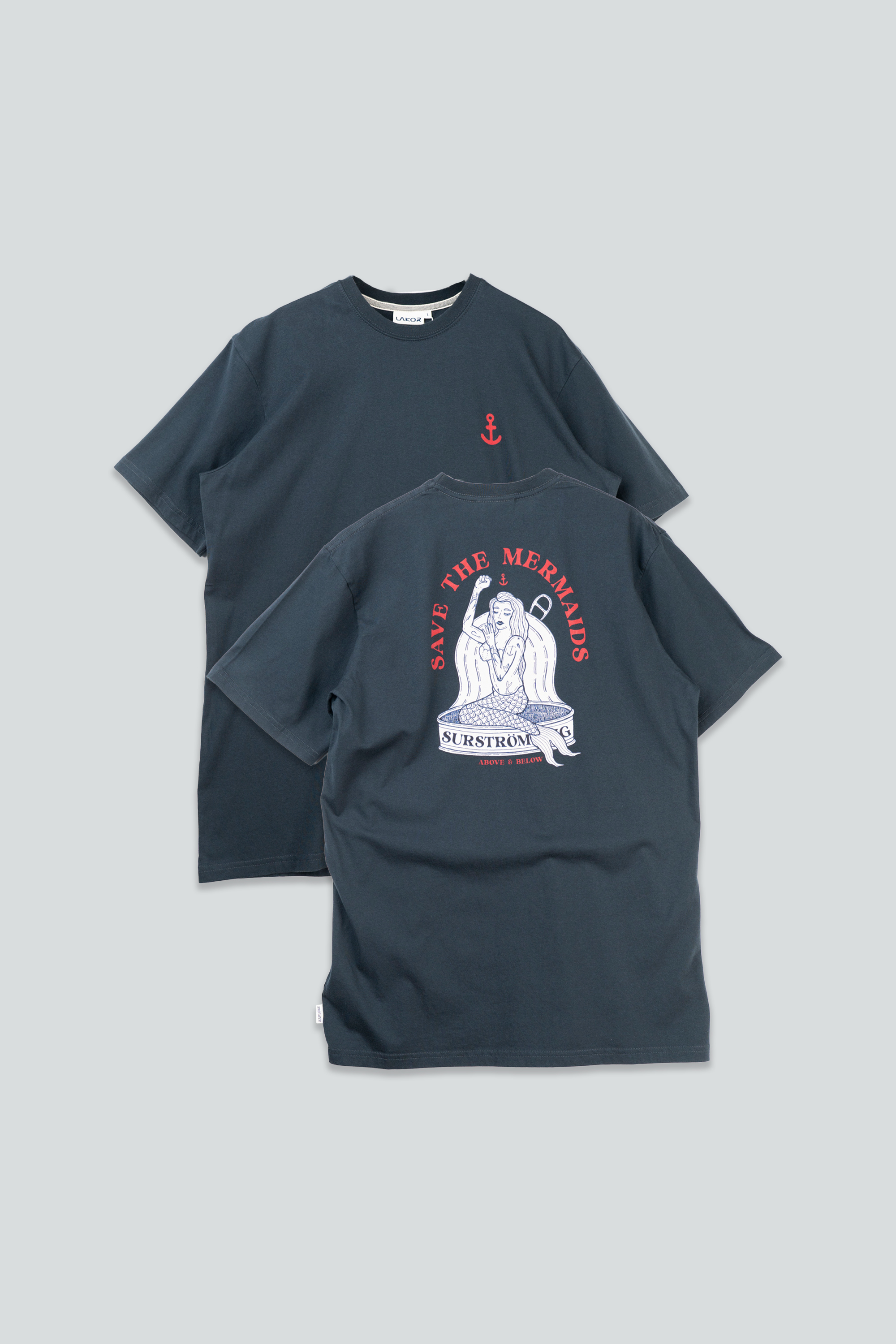 Lakor Save The Mermaids Back T-shirt Blueberry - 6