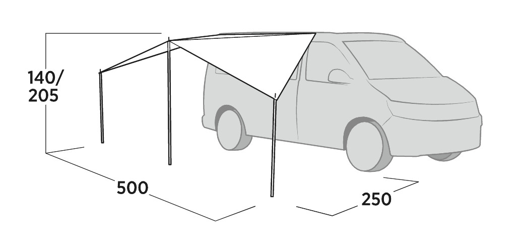 Easy Camp Lom Tri Canopy | Autozelt - 7