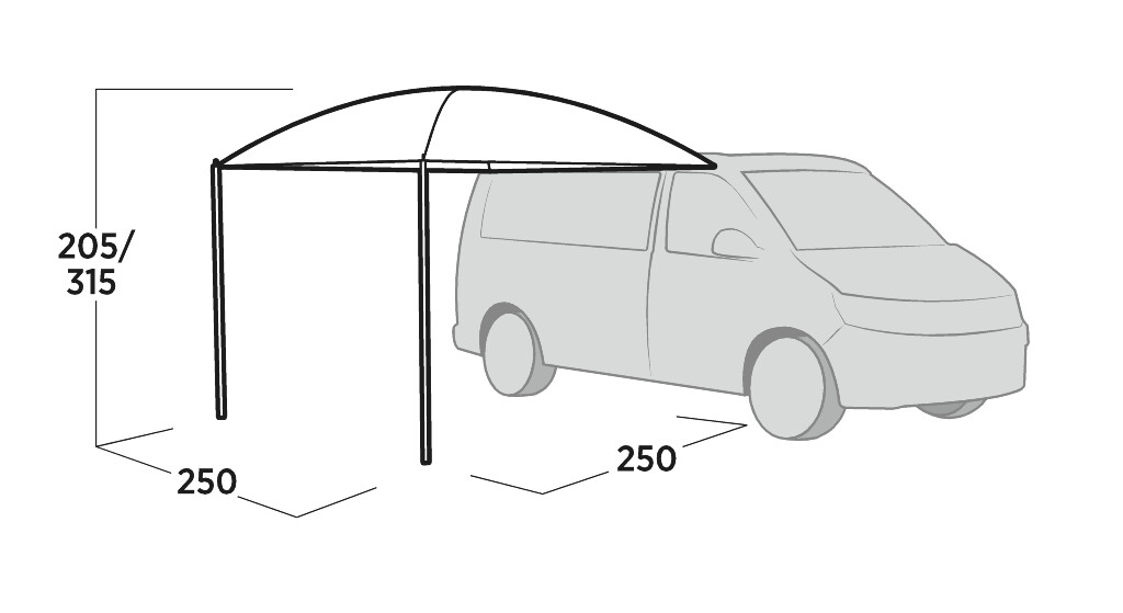 Easy Camp Stryn Vordach | Autozelt - 6