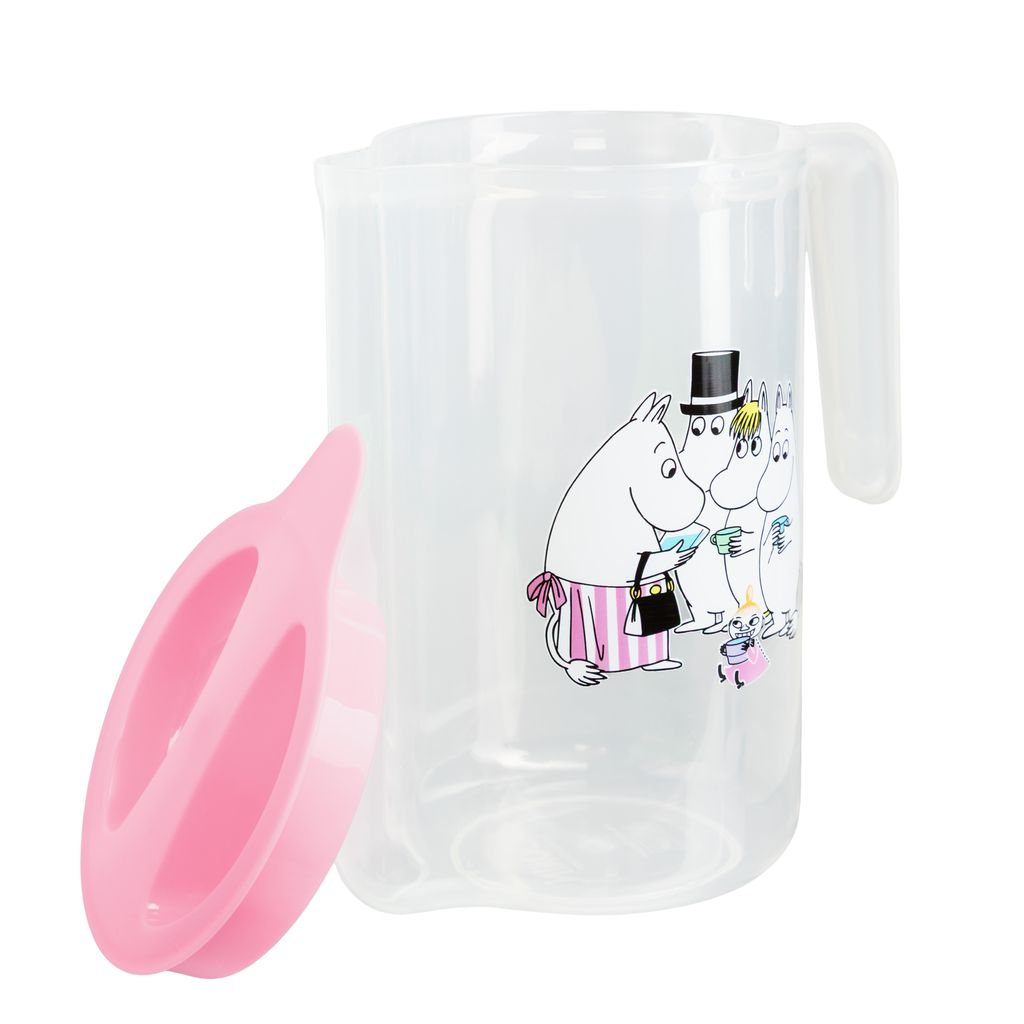 Moomin Picnic Set - Pitcher + 4 Mugs (Blue, green, purple & pink) - 3