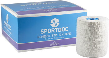 Cohesive Strechtape 7,5 cm 4-Pack