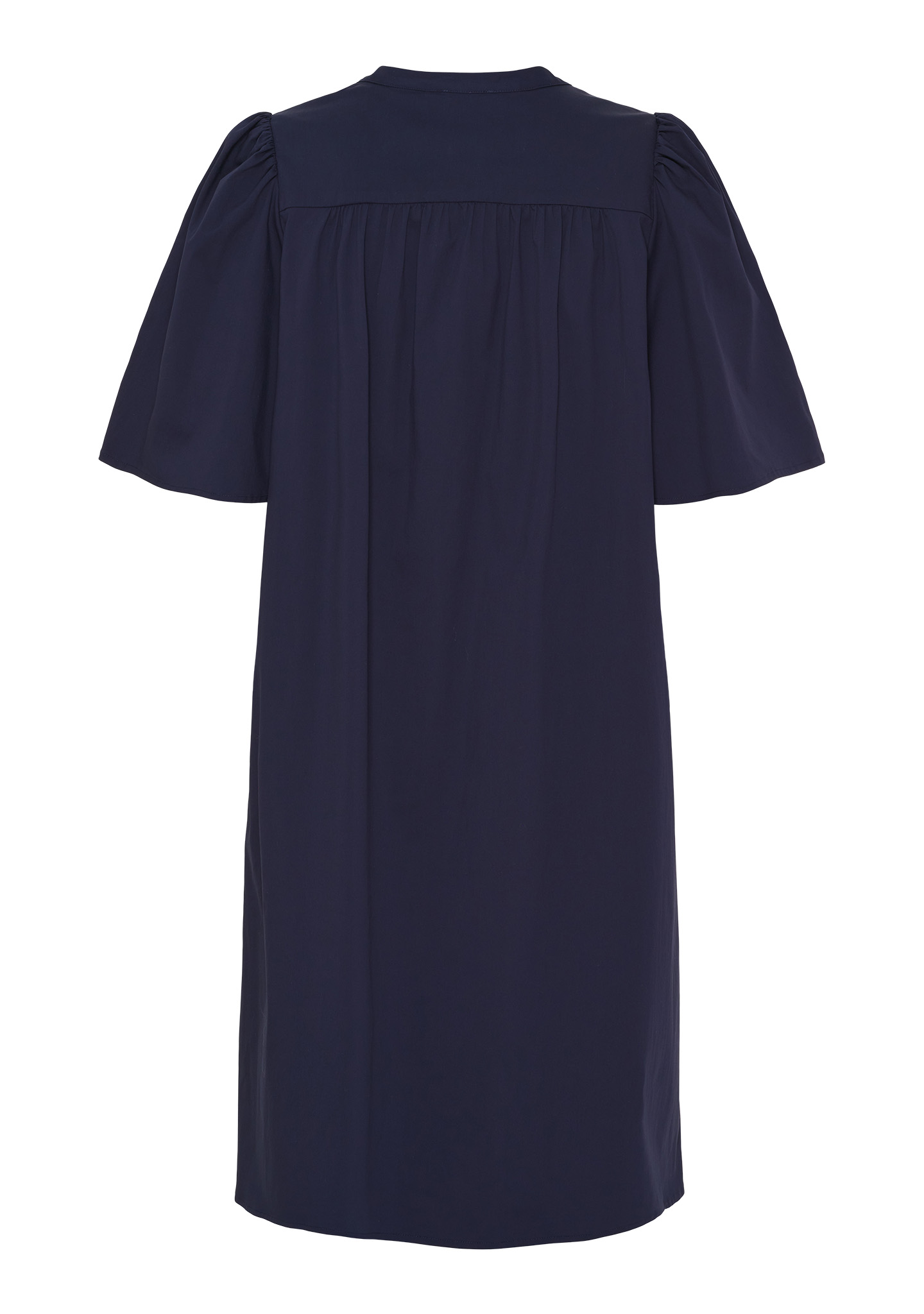 Sigga Poplin Dress - Navy - Isay - 5