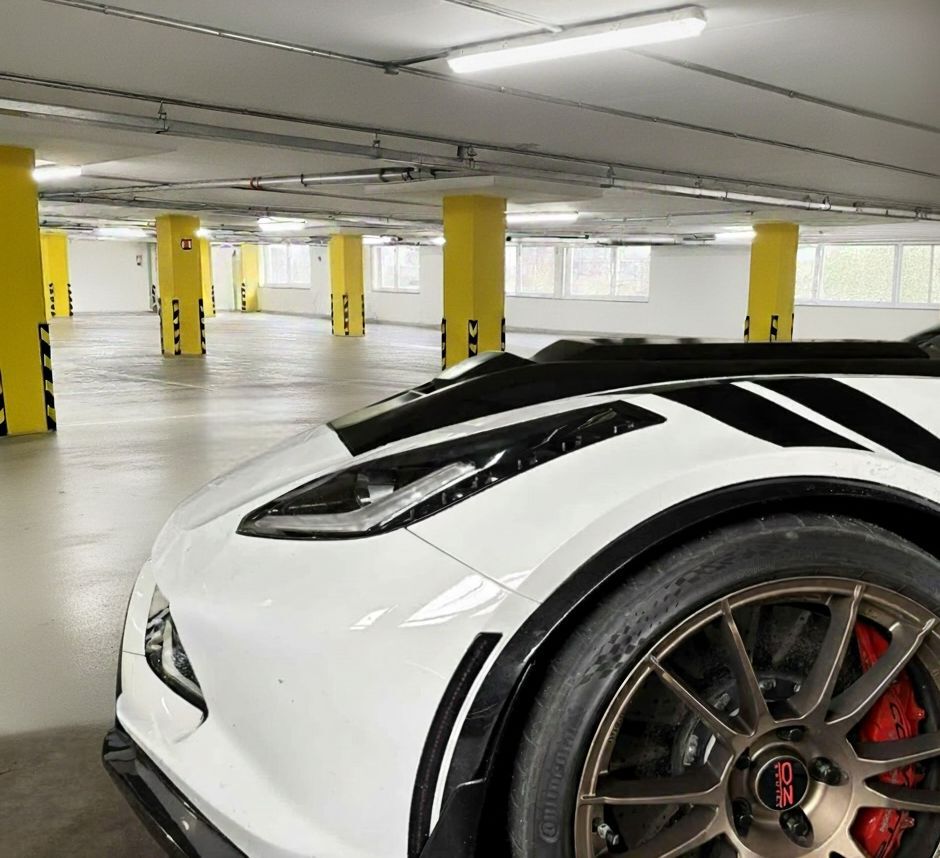 ZR1-inspirerad aluminiumhuv med luftutsläpp (CORVETTE C7 14–19) - 5