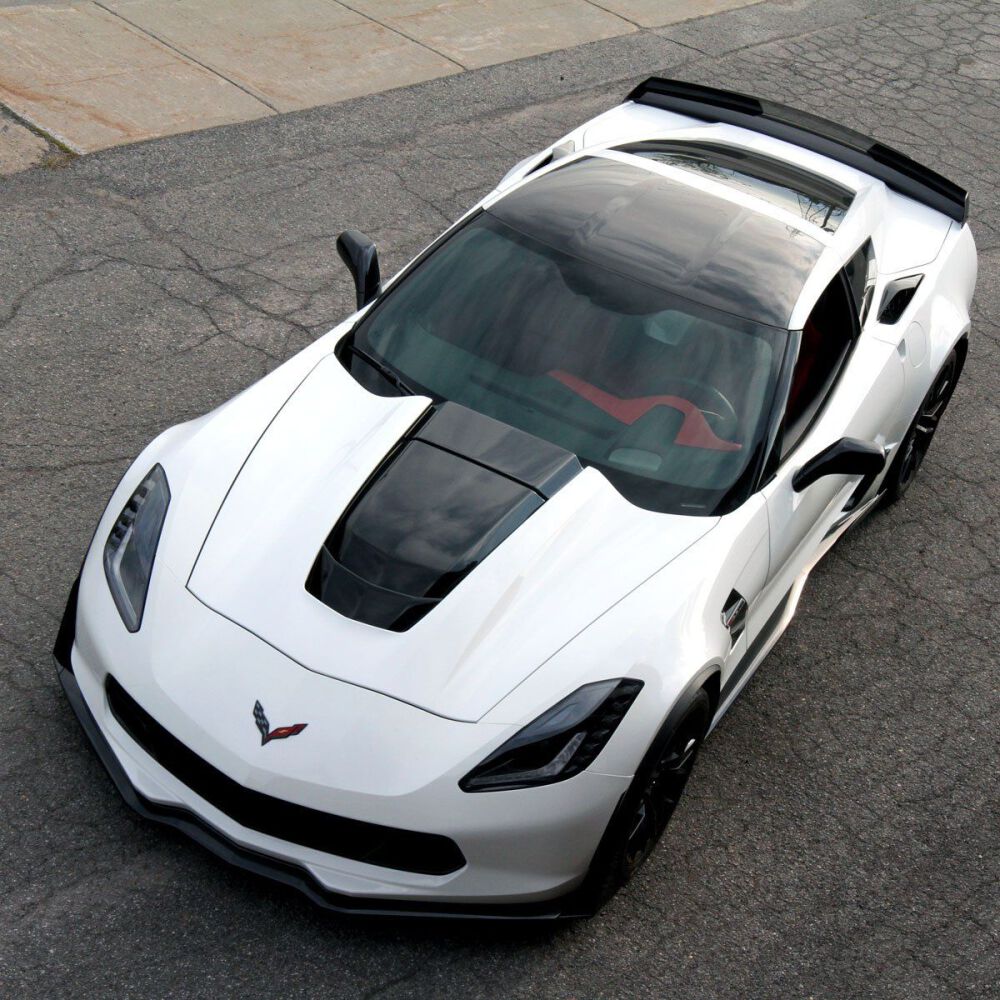 ZR1-inspirerad aluminiumhuv med luftutsläpp (CORVETTE C7 14–19) - 3