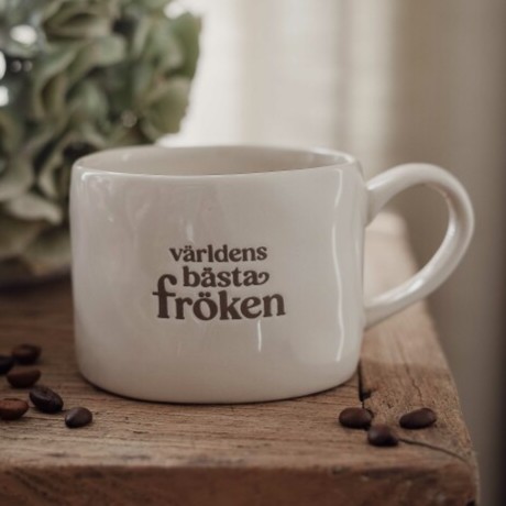 Mugg "Världens Bästa Fröken" - Majas Cottage