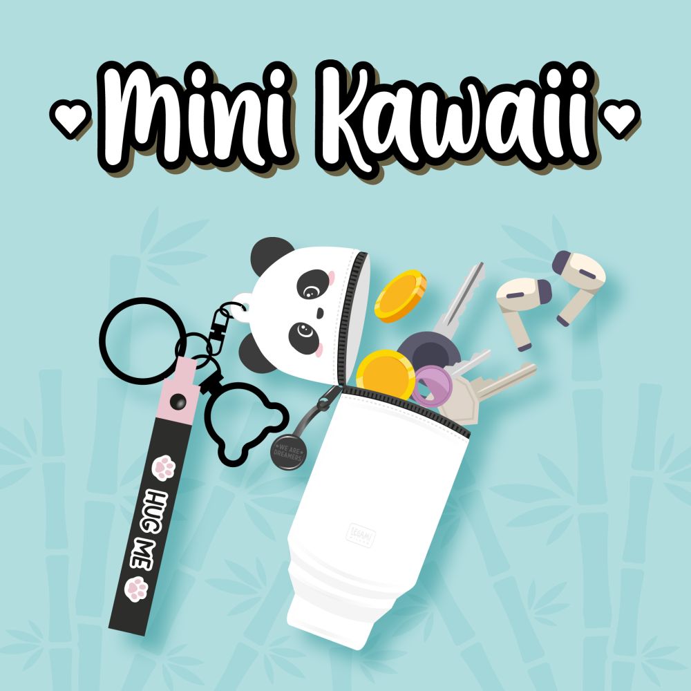 Mini Kawaii Coin purse, nyckelring, Panda - 2