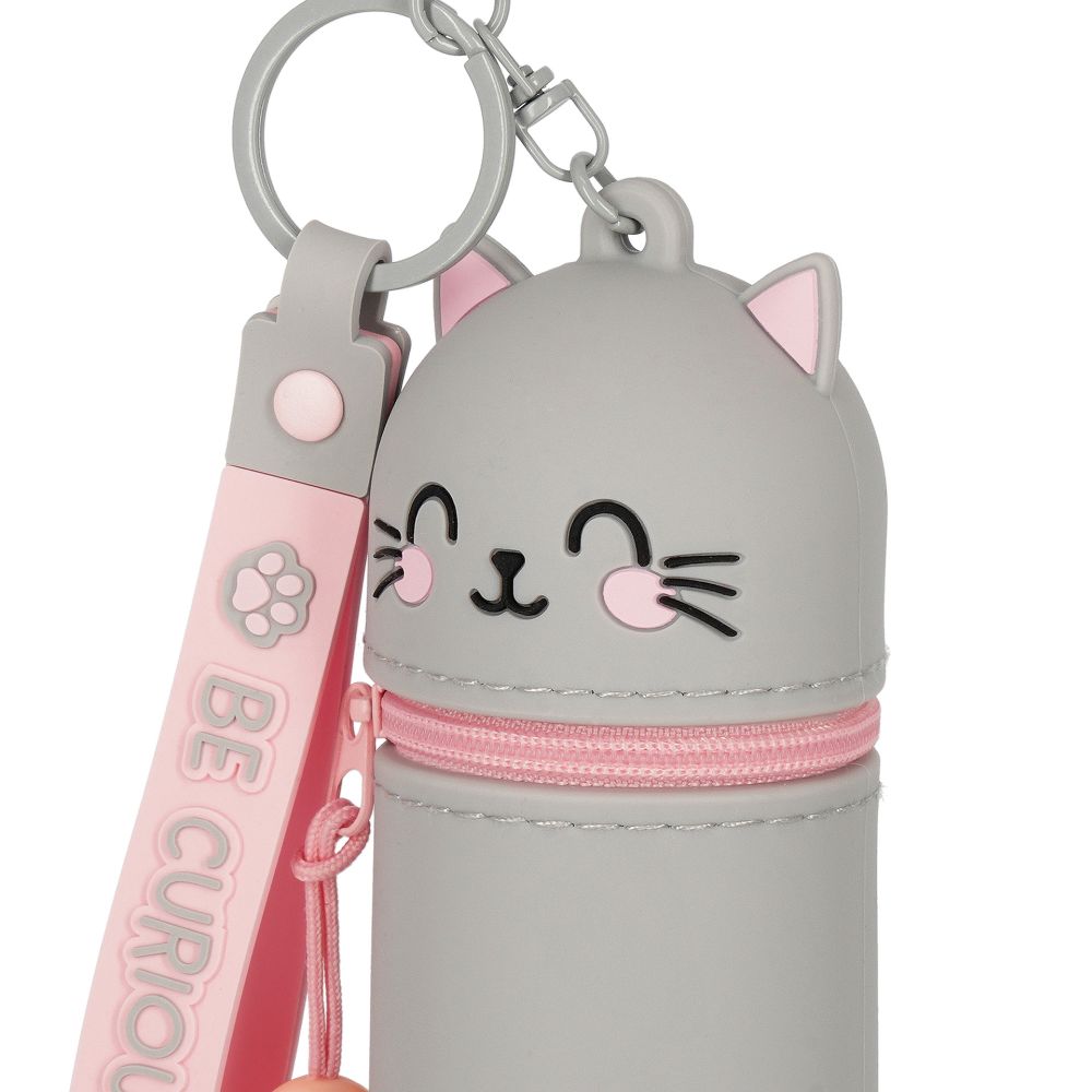 Mini Kawaii Coin purse, nyckelring, Kitty - 4