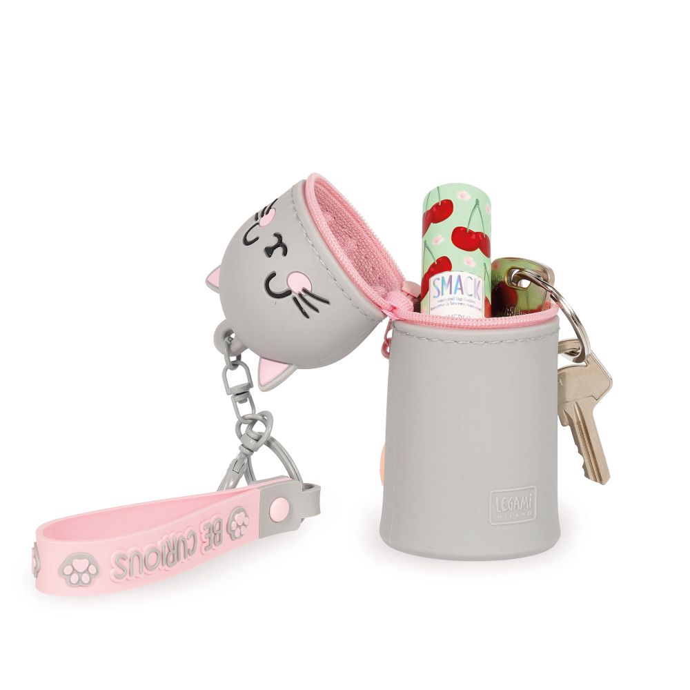 Mini Kawaii Coin purse, nyckelring, Kitty - 6