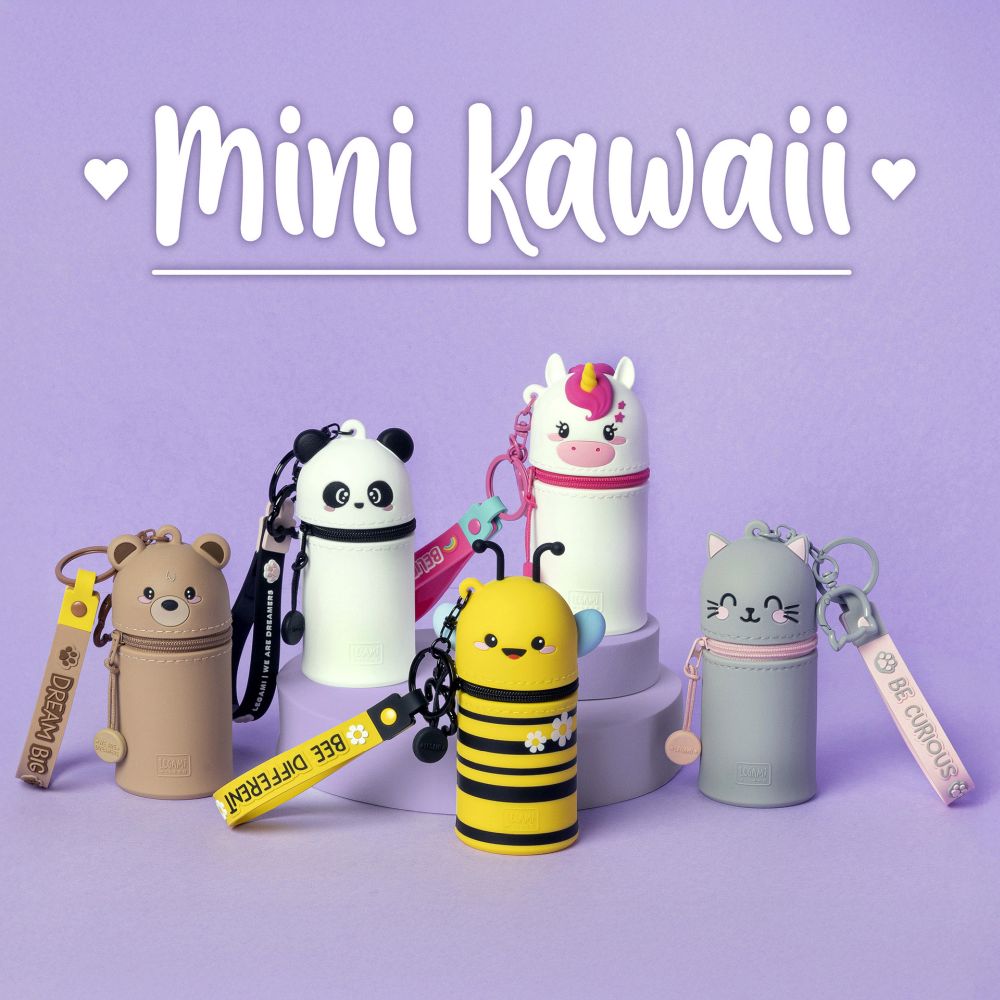 Mini Kawaii Coin purse, nyckelring, Bee - 8