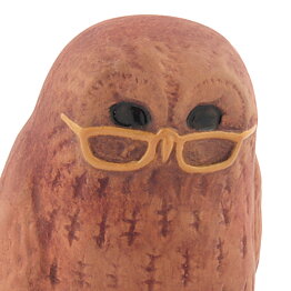 Book Reading Owl from Jie Keramik 13 cm (1990s)