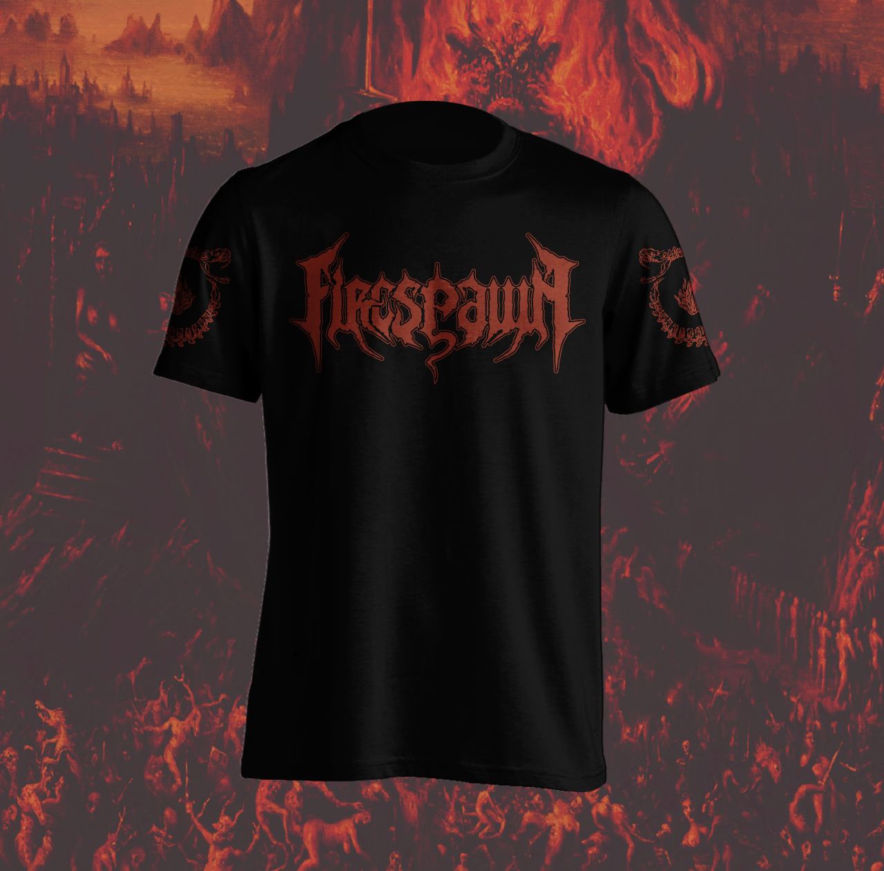 FIRESPAWN - Red Logo T-shirt