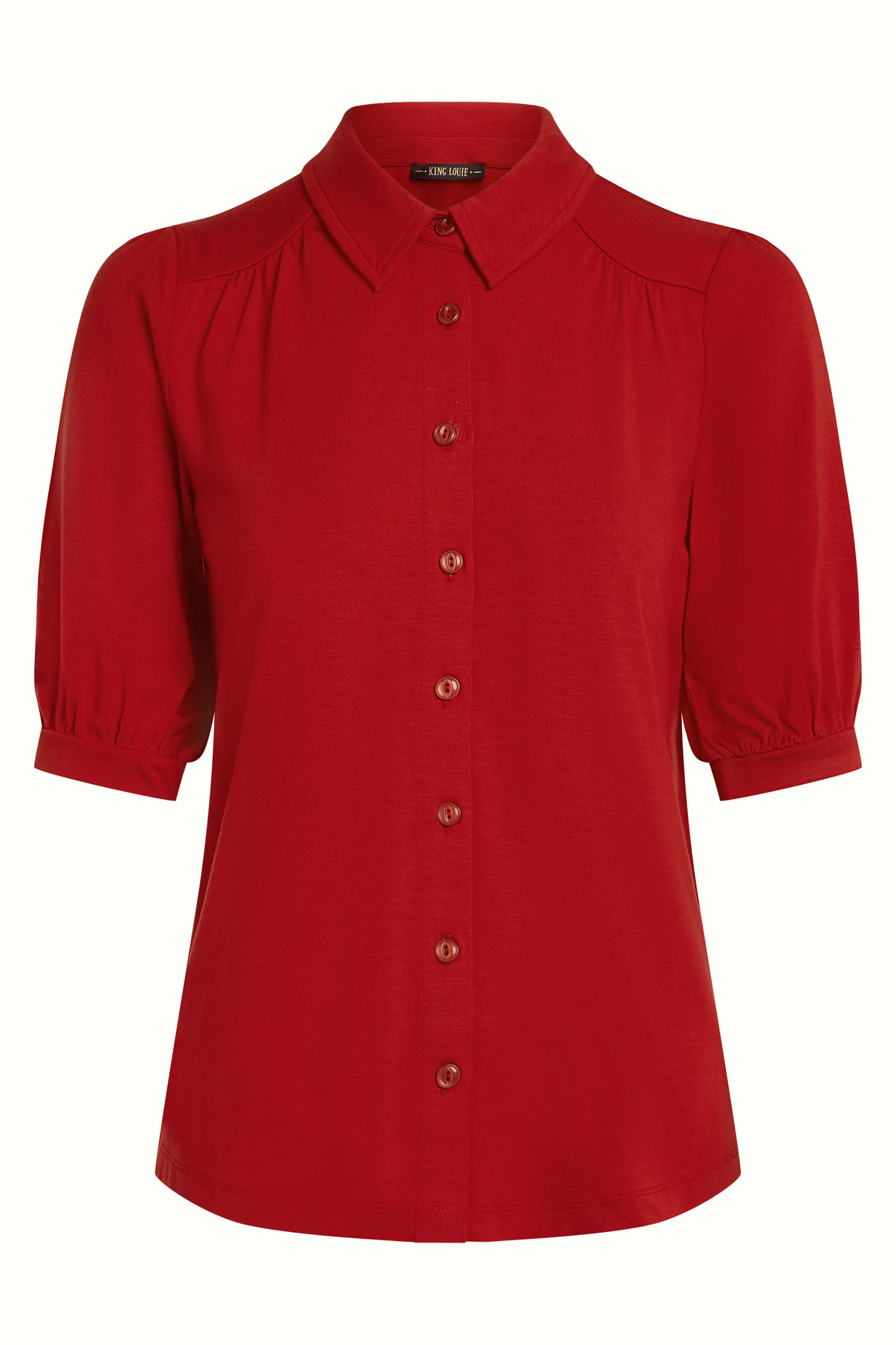Carina Blouse Viscose chili red - 2