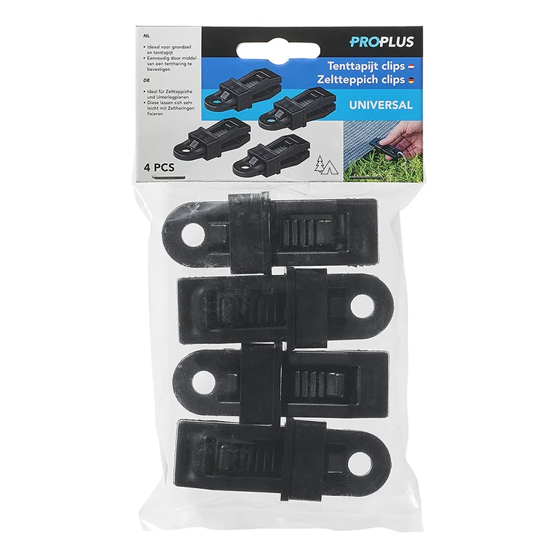 Fastening clips set of 4 for tent mat and tarpaulin - 7