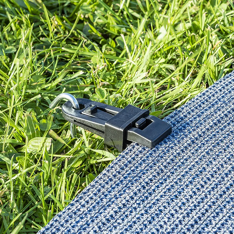 Fastening clips set of 4 for tent mat and tarpaulin - 2