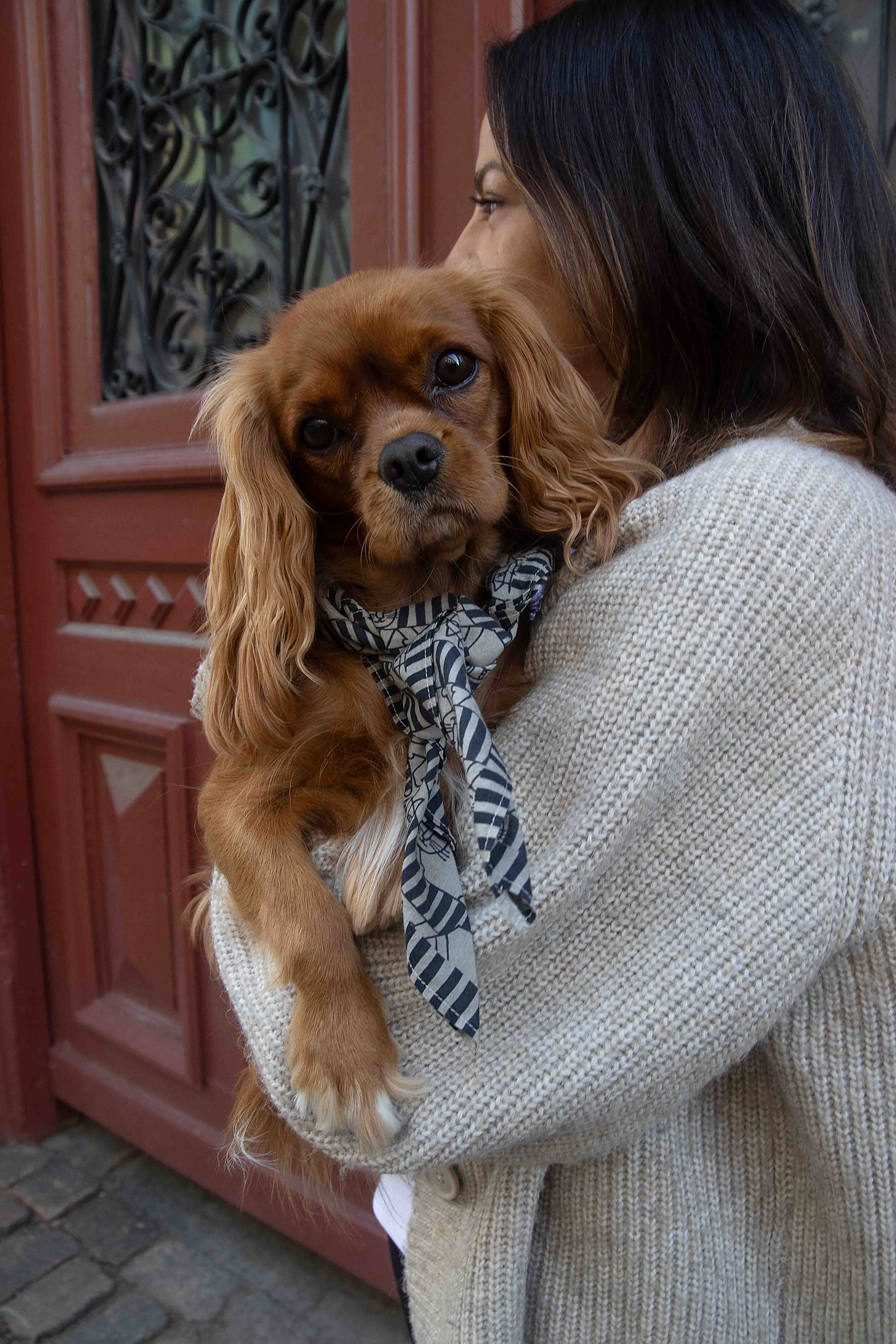 Bomullsscarf Lisa Larson Mikey - 5