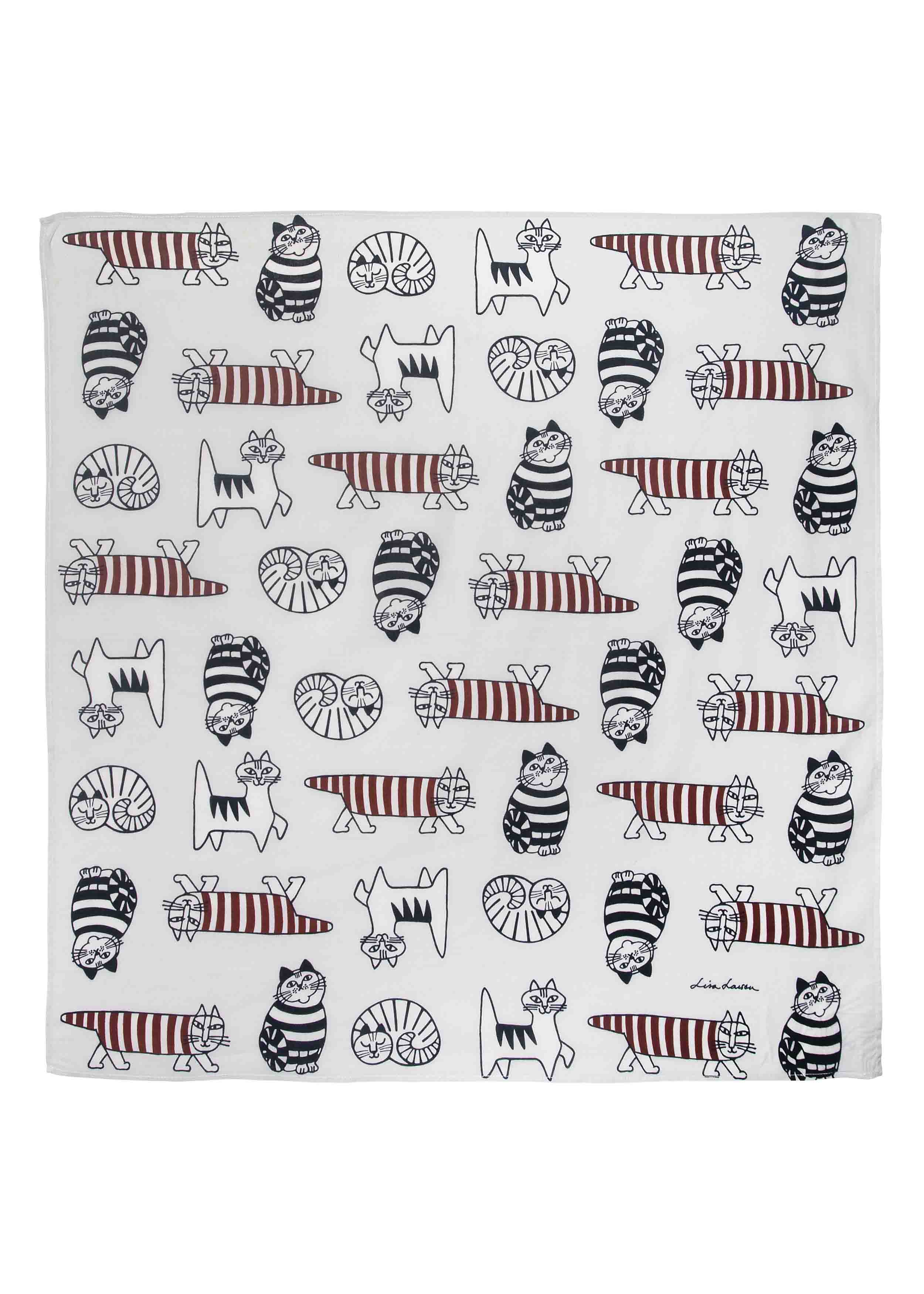 Cotton Scarf Lisa Larson Cats - 2