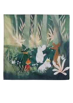 Bomullsscarf Muminfamilj