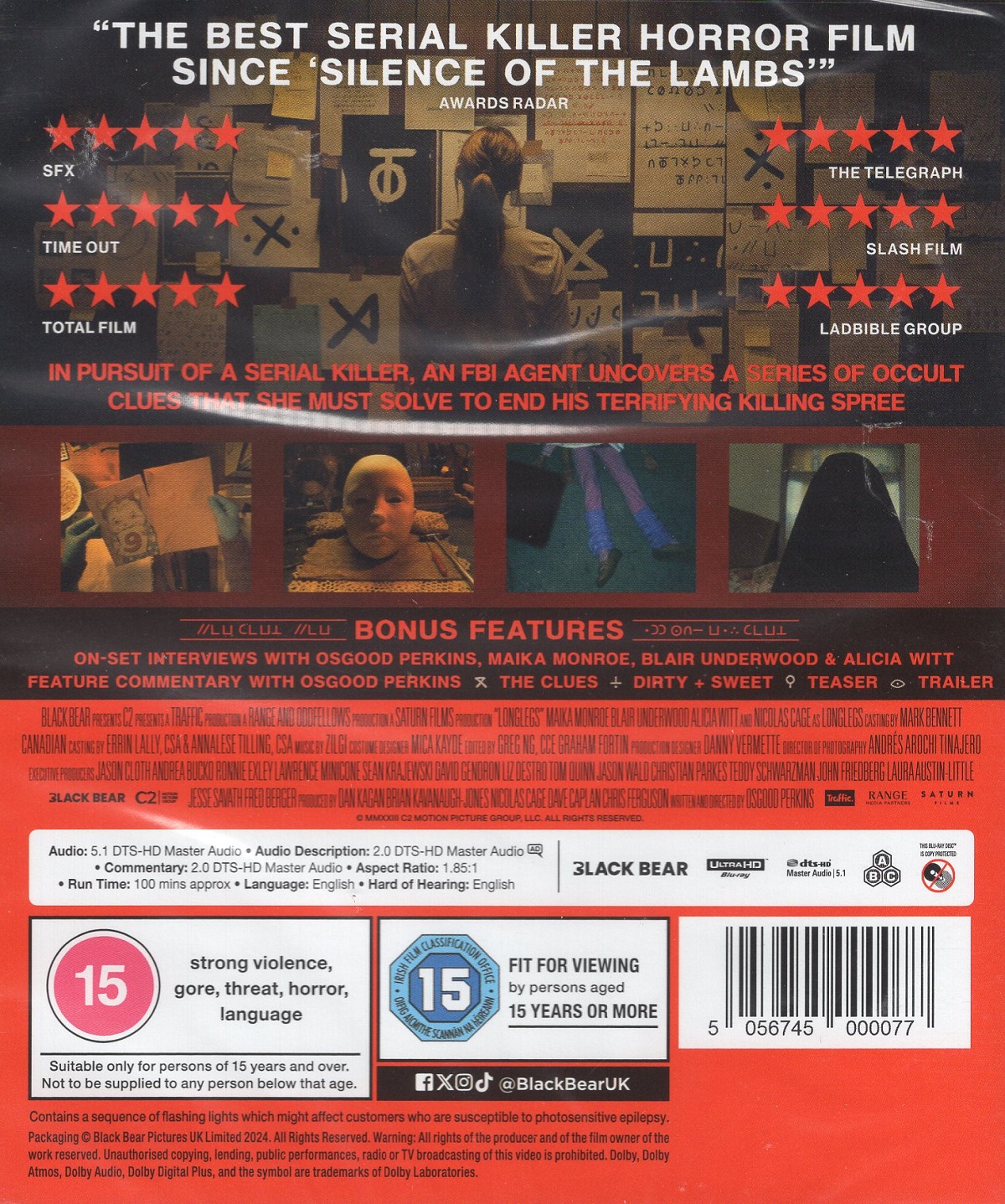 Longlegs (ej svensk text) (4K Ultra HD + Blu-ray) - 2