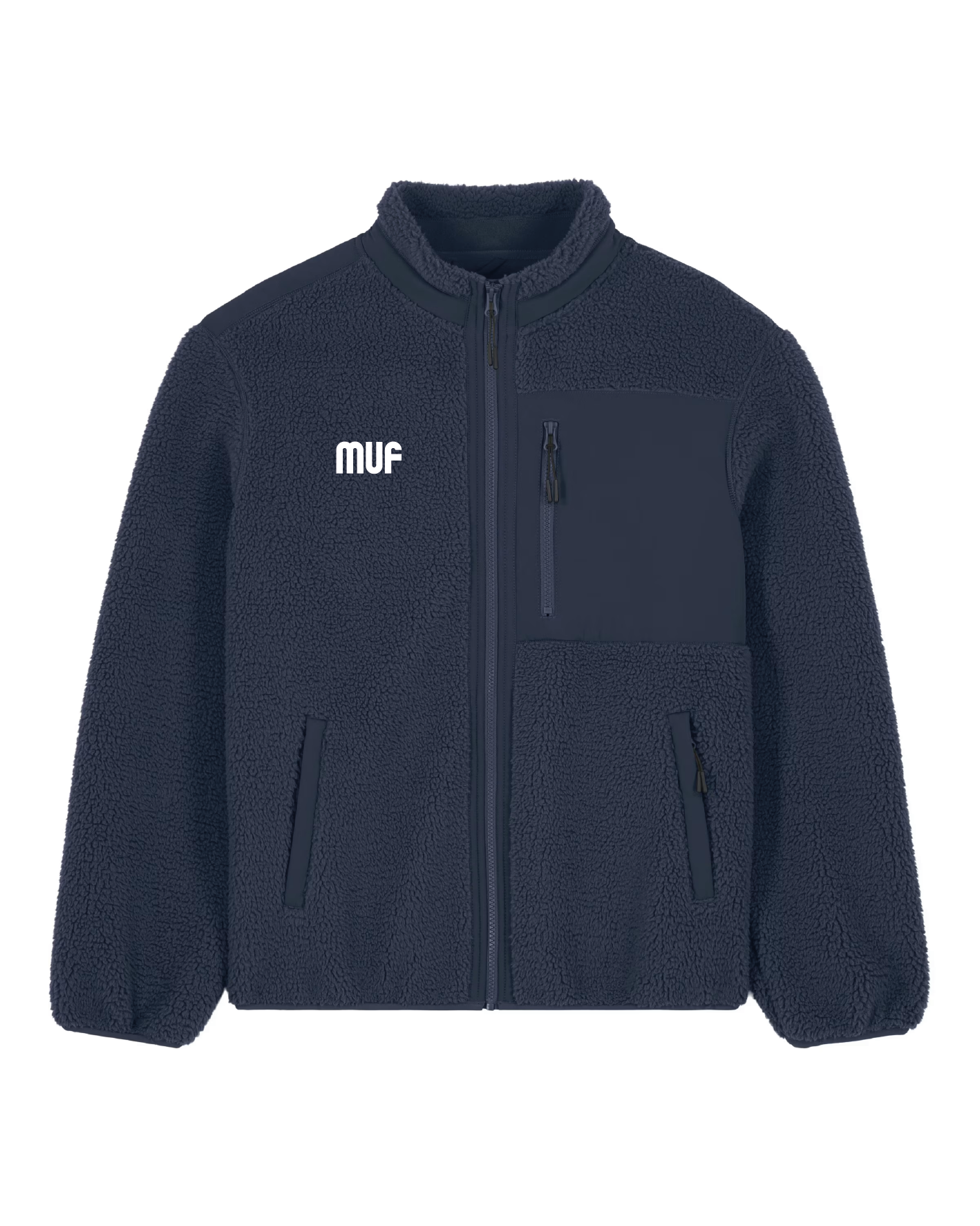 Brooker Pile Fleece Navy - Unisex - MUF - 2