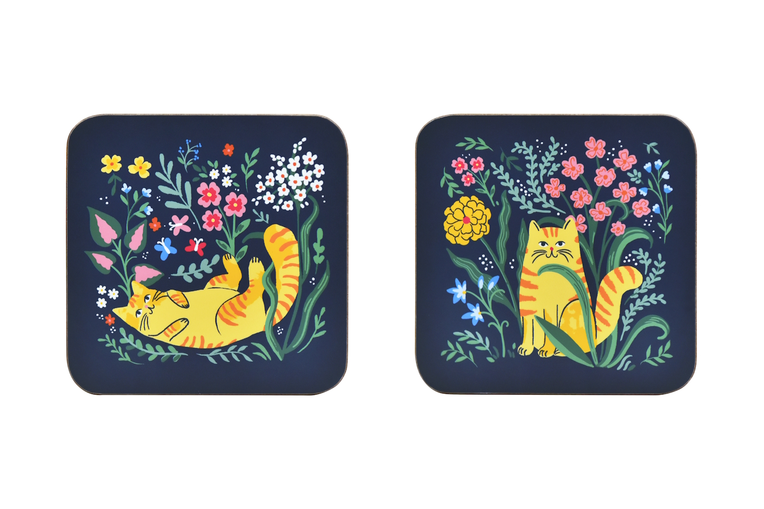 Ulster Weavers Marmalade Meadow - Glasunderlägg 4-pack