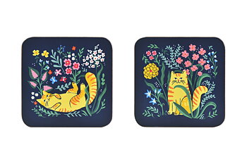 Ulster Weavers Marmalade Meadow - Glasunderlägg 4-pack