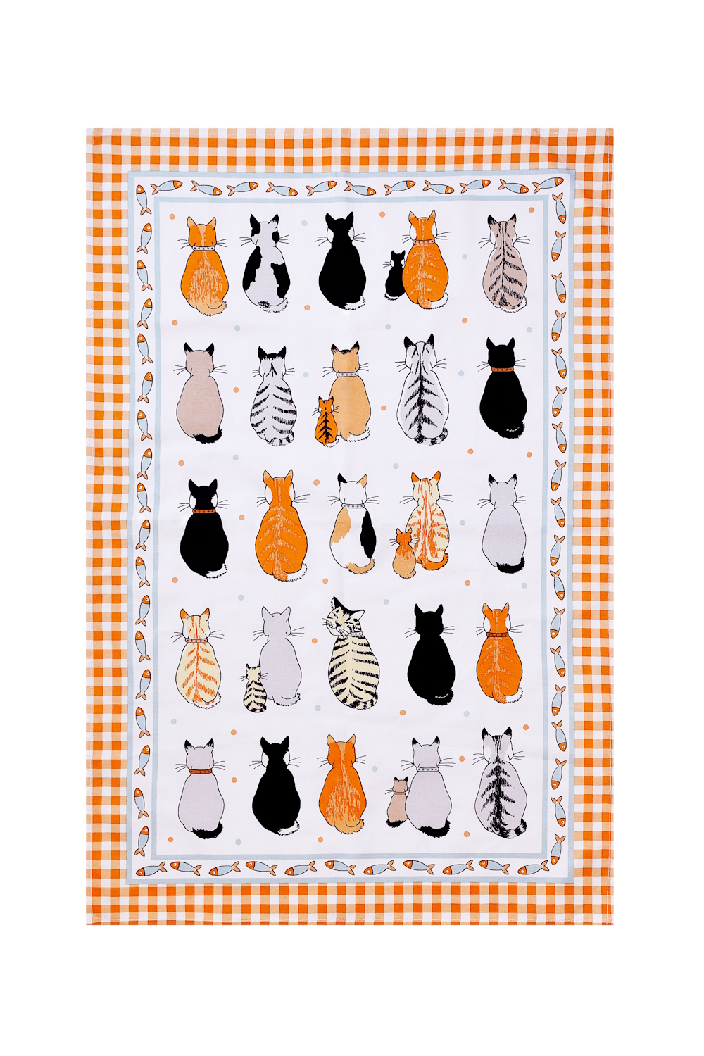 Ulster Weavers Cats in Waiting - Kökshandduk