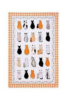 Ulster Weavers Cats in Waiting - Kökshandduk