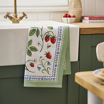 Ulster Weavers Strawberry Patch - Kökshandduk