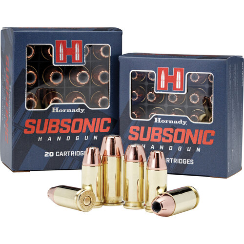 Hornady Subsonic Ammunition 9mm Luger 147 gr XTP