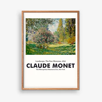 Poster Parc Monceau, Monet