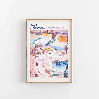 Poster Stockholmsbillede, Isaac Grünewald
