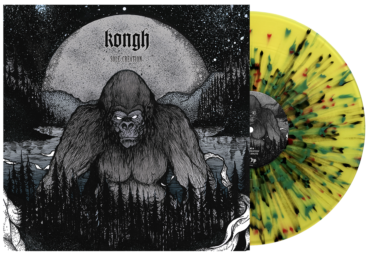 KONGH - Sole Creation LP (Gul med splatter)