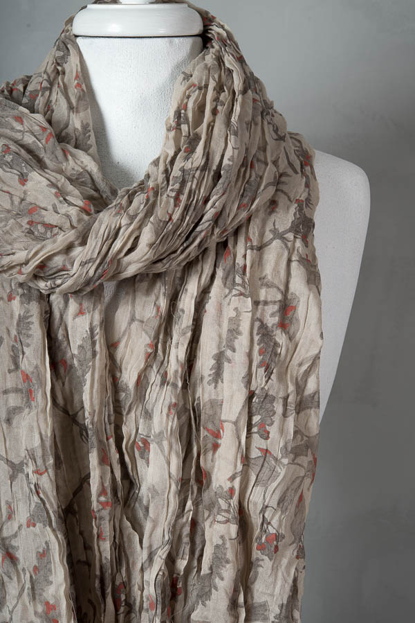 Culture - Lizza Scarf Feather Grey Mix - 2