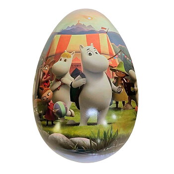 Mumin Plåtägg / Påskägg - The Comet 15 cm