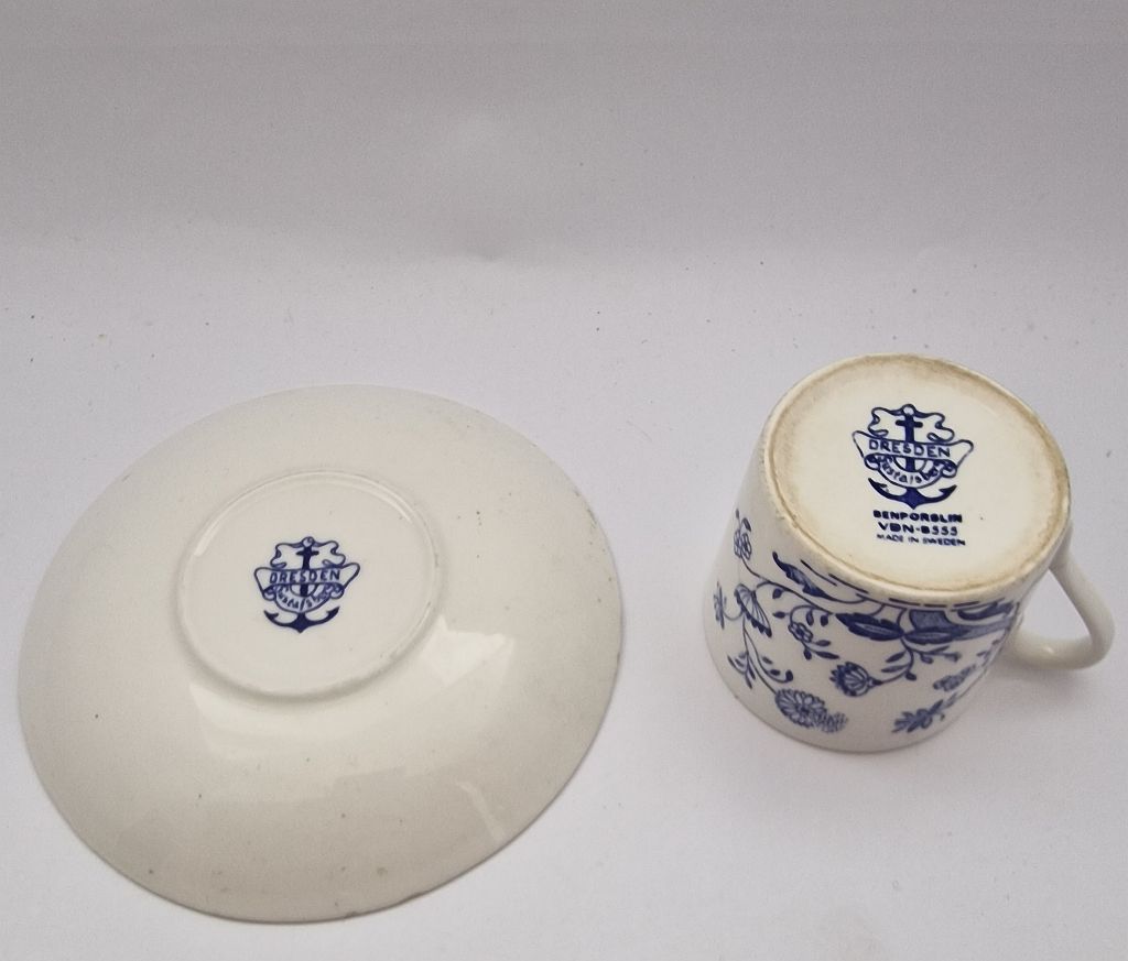 Dresden coffee cup and saucer - 3